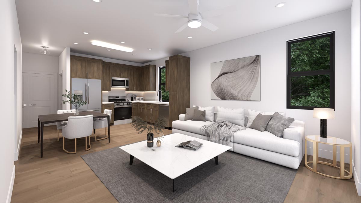 Living area rendering